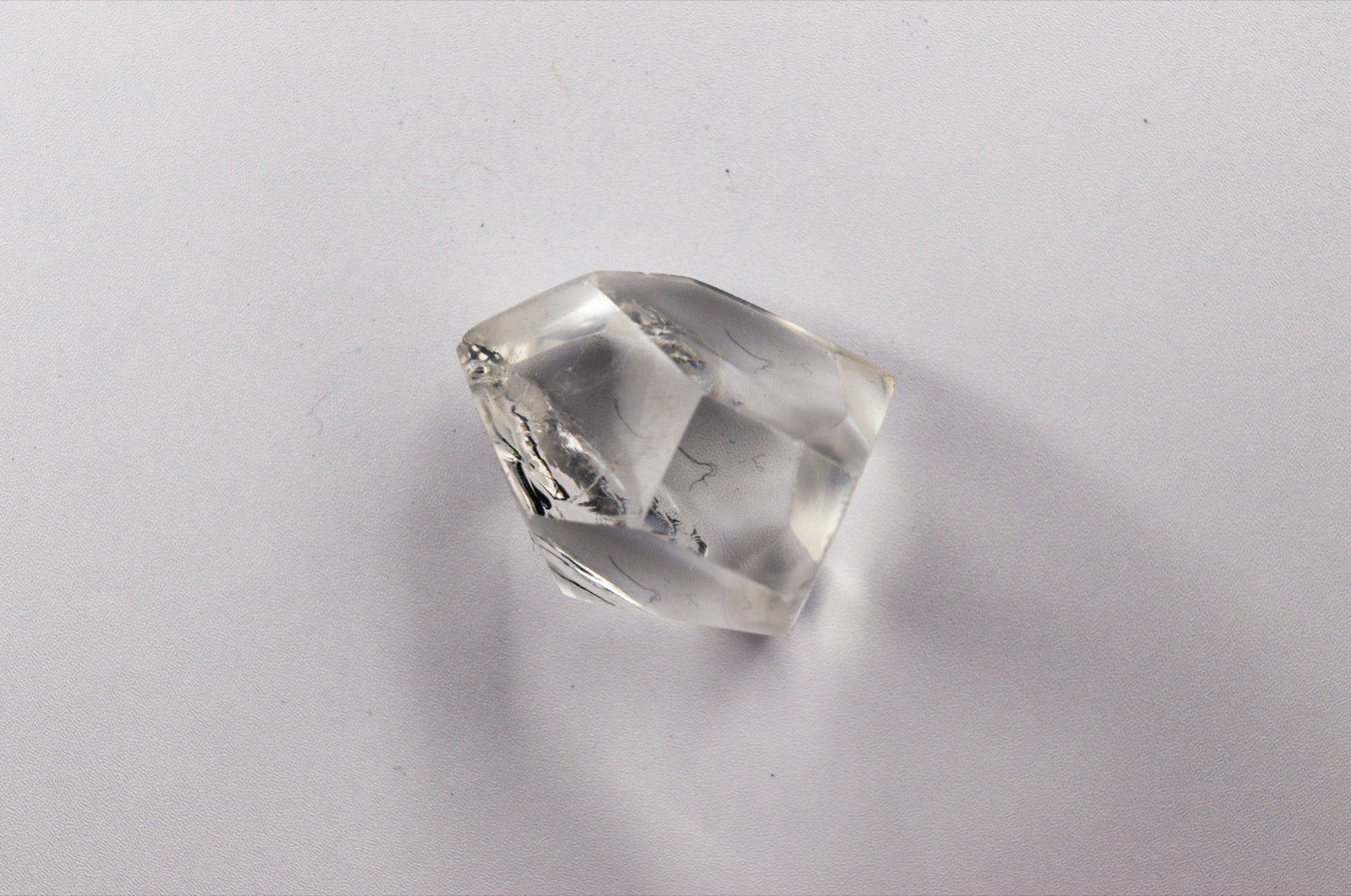 A clear quartz preform